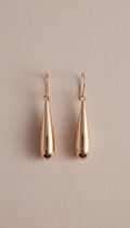 Pearl Drop Platinum Earrings