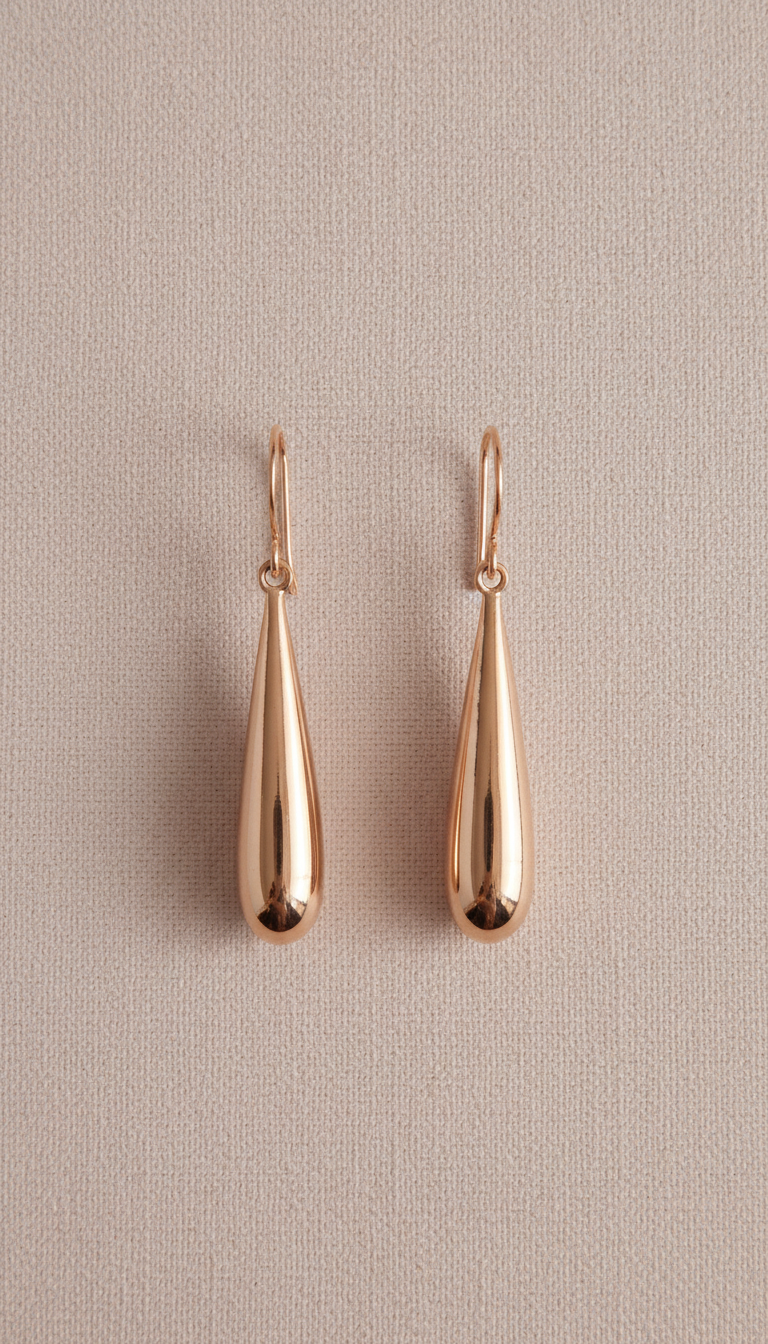 Pearl Drop Platinum Earrings